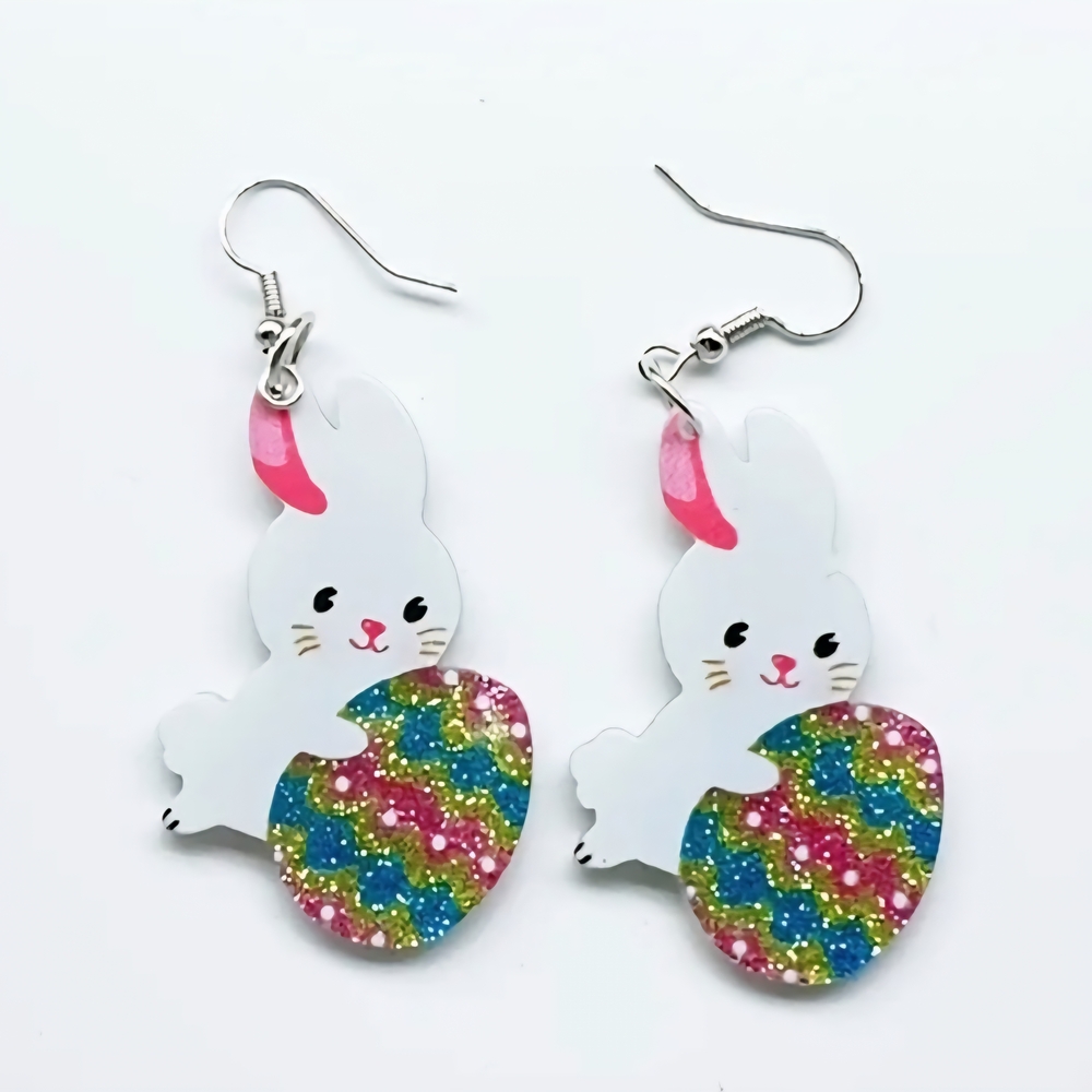 Colorful Bunny Earrings